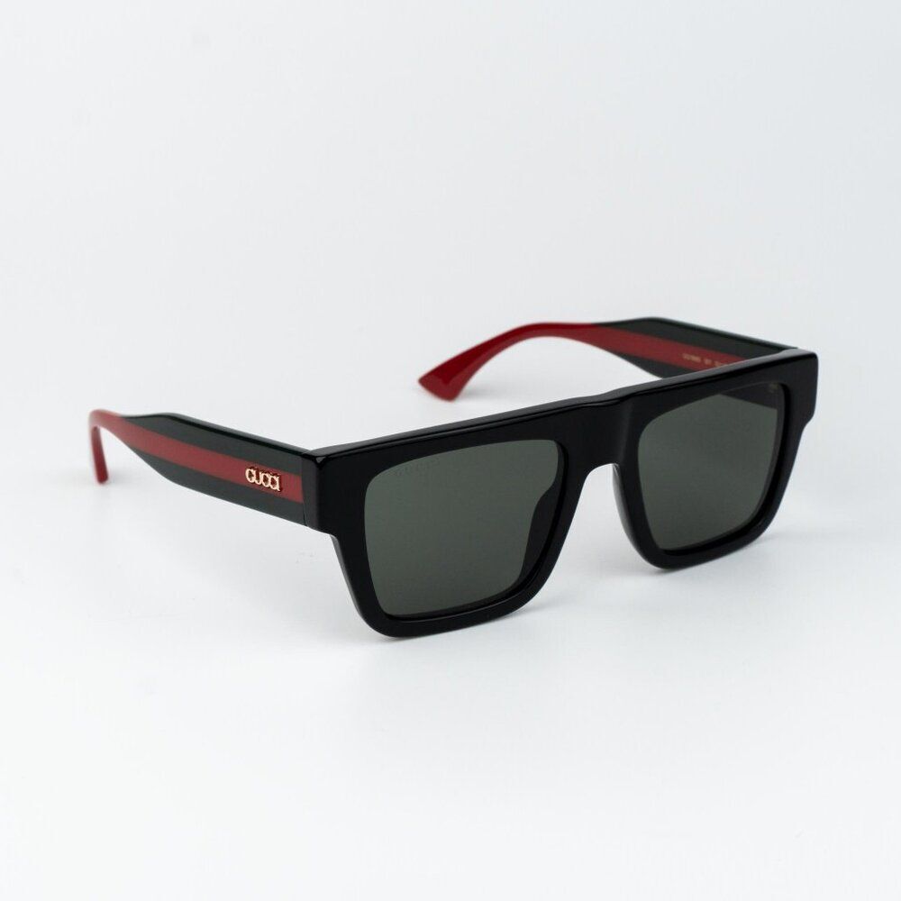 Gucci Women Sunglasses Black Grey Square GG1868S 001 NEW AUTHENTIC